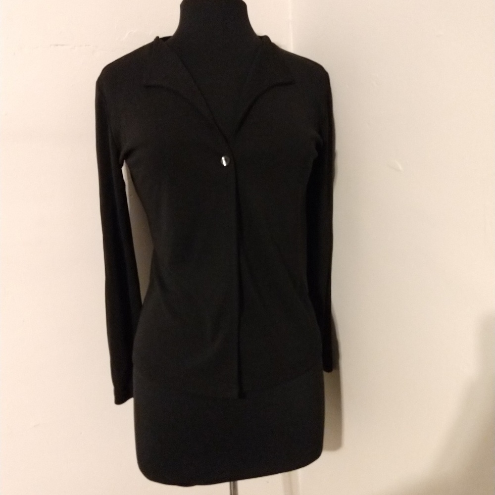 Black cardigan